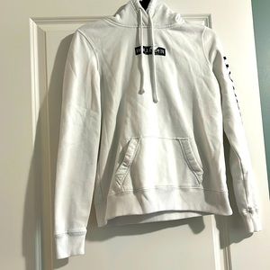 Hollister California Pullover Sweatshirt Hoodie – White Size: Small